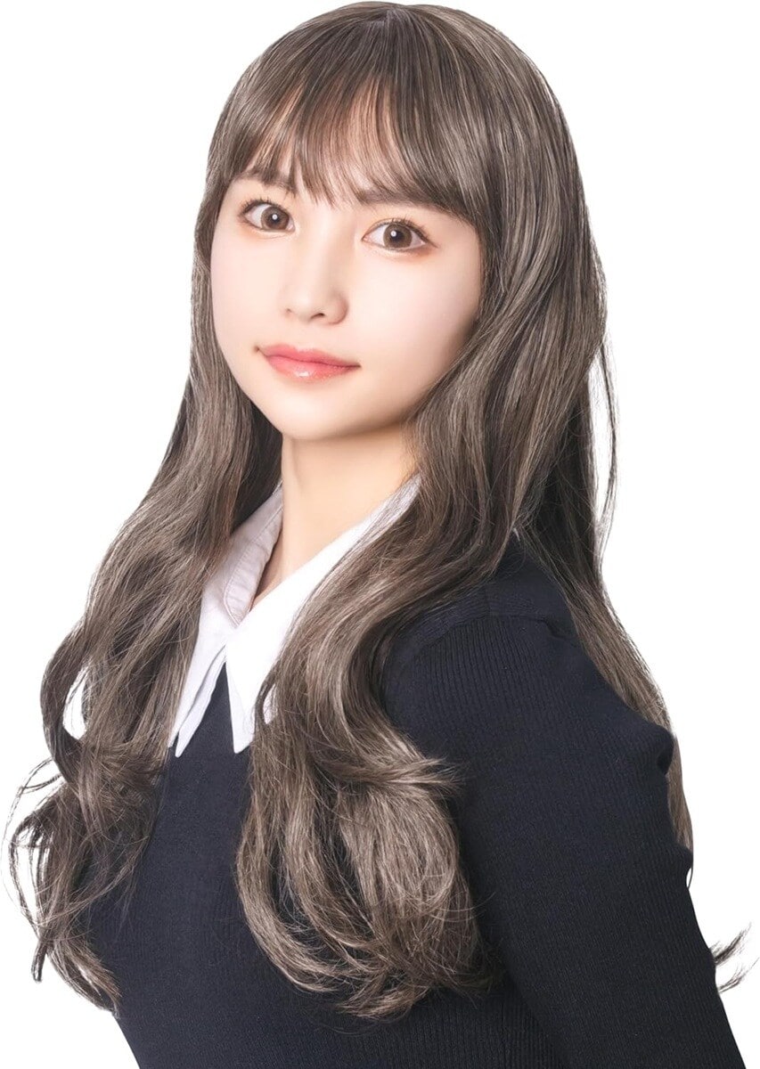 [�}���C]�y�n���E�B���z�R�X�v�� �E�B�b�O ���f�B�[�X �E�F�[�u �����O �A�b�V�� �O���[�W��/�N���A�X�g�[���iclearstone�j �O���[