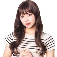 クリアストーン(clearstone)の【ハロウィン】コスプレ ウィッグ レディース ウェーブ ロング ショコラ ブラウン