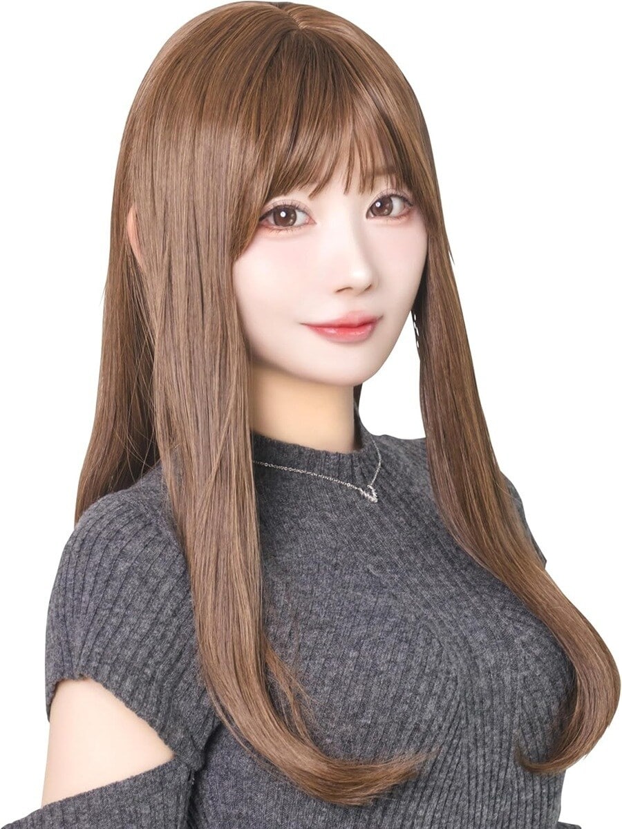 [�}���C]�y�n���E�B���z�R�X�v�� �E�B�b�O ���f�B�[�X �X�g���[�g �����O �}���� �u���E��/�N���A�X�g�[���iclearstone�j �u���E��