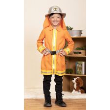 クリアストーン(clearstone)の【ハロウィン】コスプレ キッズ 消防士 120cm ボーイズ 男の子 オレンジ