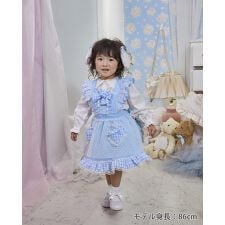 クリアストーン(clearstone)の【ハロウィン】コスプレ けもみみ エプロン  ロップイヤー ベビー 85cm ブルー ハロウィーン