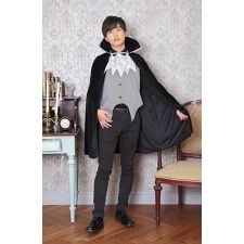クリアストーン(clearstone)の【ハロウィン】コスプレ モノトーンヴァンパイア メンズ ブラック ハロウィーン