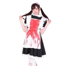 BeWith(BeWith)の【ハロウィン】コスプレ BeWith ブラッディ メイドブラック かわいい