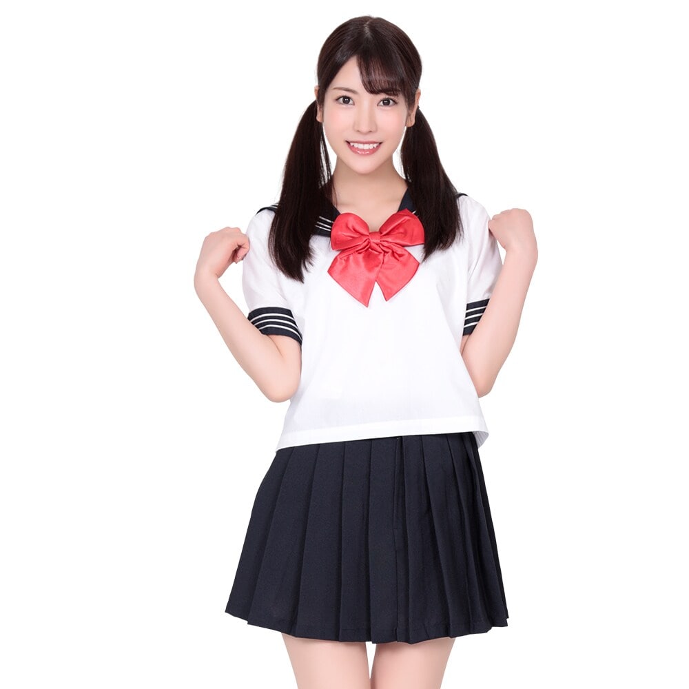 ハロウィン】コスプレ BeWith 制服 セーラー服 (赤リボン) XLサイズ