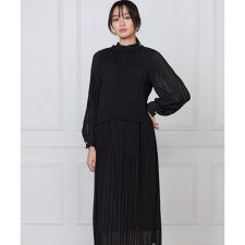 シフォンプリーツワンピース