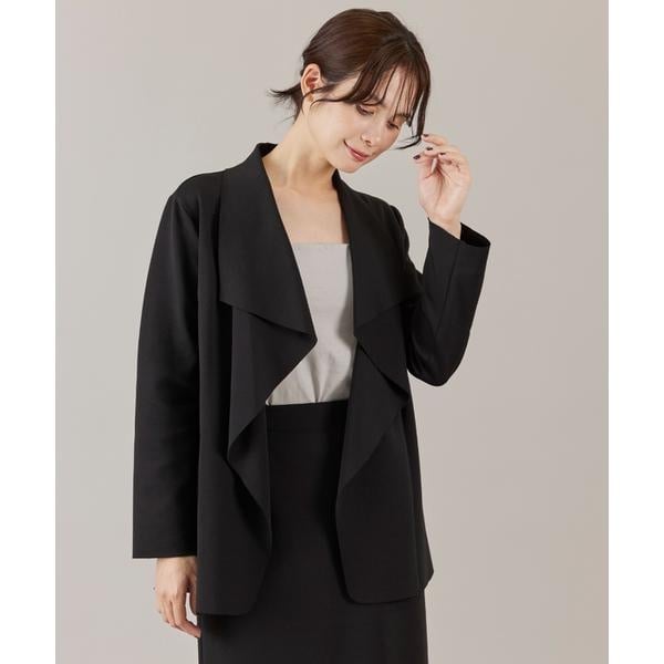 ダンボールニットロングジャケット | エフデ ブラック(ef-de Black