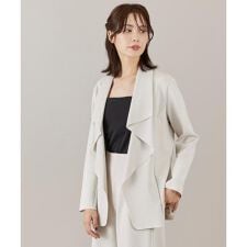 ダンボールニットロングジャケット