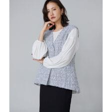 ツイードAラインジレ