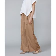 サテンワイドパンツ