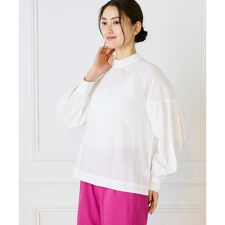 ボウタイ付きブラウス