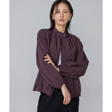 ギャザーショートブルゾン