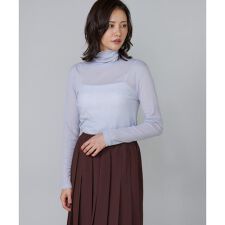 シアーテレコ ハイネックTシャツ