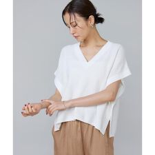 《大きいサイズ》ニットベスト