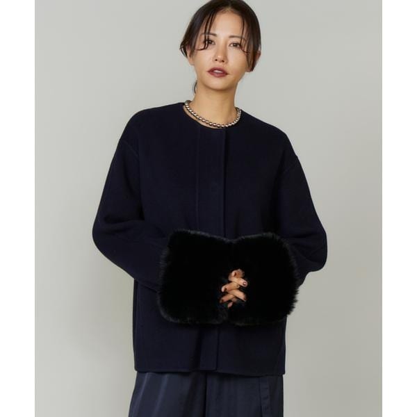 追加》キャメルミックスリバージップコート | ノーブル(Noble