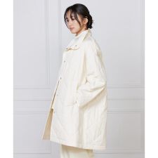 中綿キルティングスタンドコート《LIMONTA EAST》