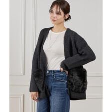 《45th限定企画》ラクーン接結編みニットジャケット