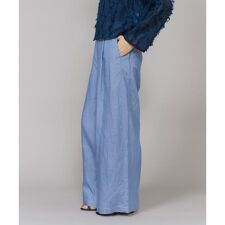 タックワイドデニムパンツ