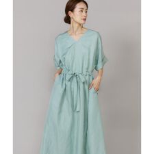 ギャザーウエストワンピース