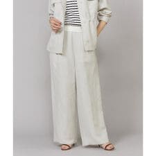 《大きいサイズ》タックワイドパンツ