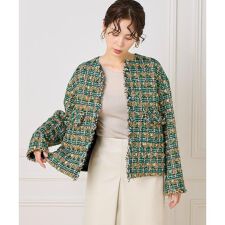 LINTONノーカラージャケット