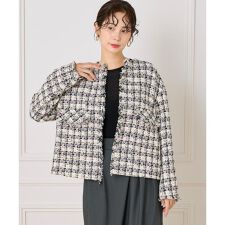 LINTONノーカラージャケット