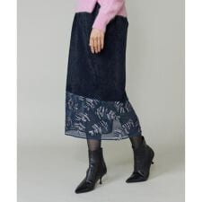 ラベイユ バイ スーペリアクローゼット(la veille by SUPERIOR CLOSET)のベルベットスカート