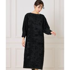 《大きいサイズ》ジャガードワンピース