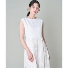 異素材ワンピース