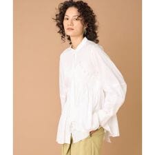 シャーリングブラウス　