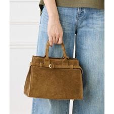 ポーチ付きレザートートバッグ《CHRISTIAN VILLA》