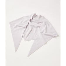 シームレストライアングルカシミヤニットストール《ASAUCE MELER》