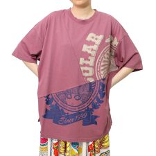 ScoLar スカラー スカラーロゴ柄 リメイク風Tシャツ