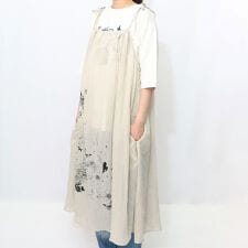 スカラー(ScoLar)のScoLar スカラー 花と蝶柄 線描きキャミワンピース