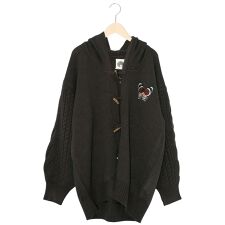 ScoLar スカラー 蝶刺繍ニットカーディガン