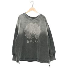 ScoLar スカラー スカラーちゃん柄ヴィンテージ風プルオーバー