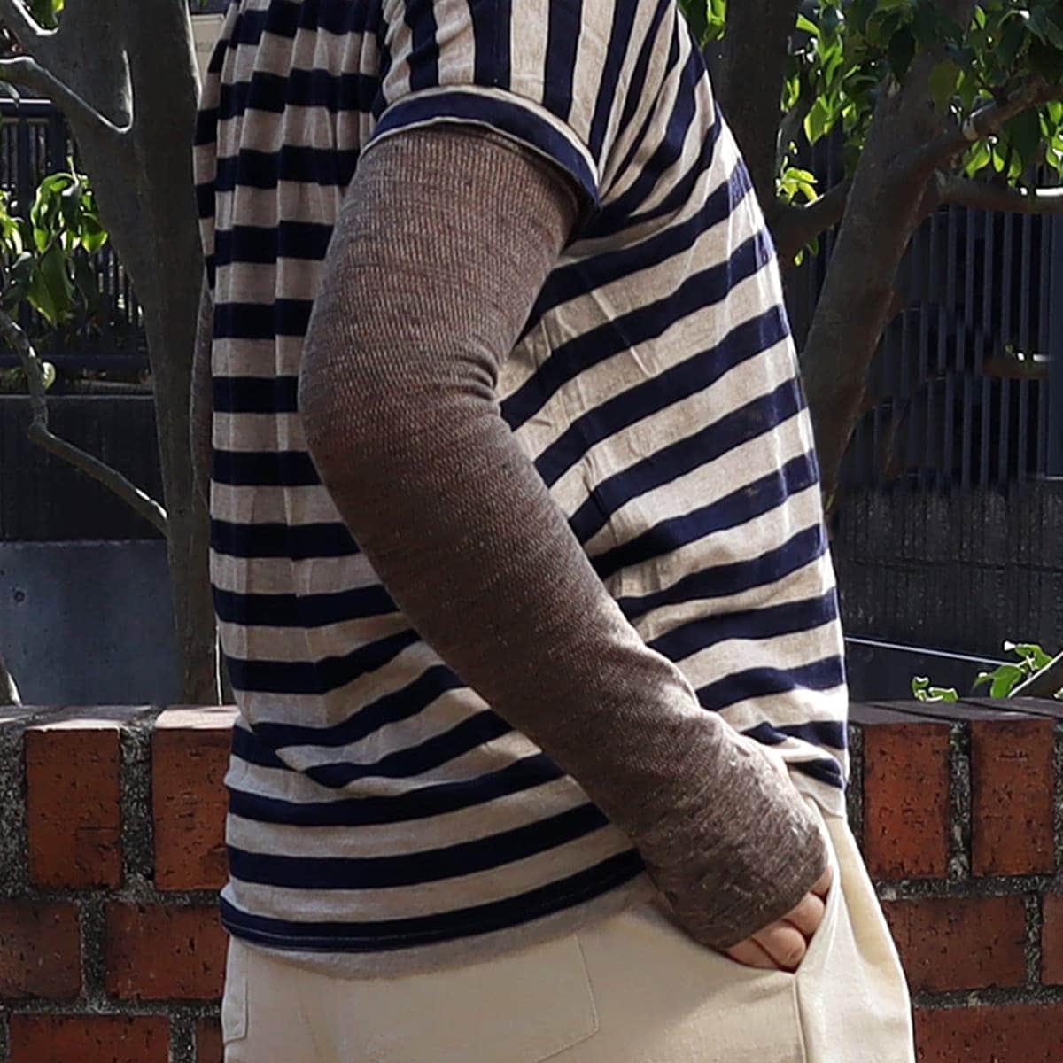 [�}���C]Put on socks �v�b�g�I���\�b�N�X Shade Linen �V�F�[�h���l�� �A�[���J�o�[/�v�b�g �I�� �\�b�N�X�iPot on socks�j CHOCOLATE