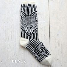 フレンチブル(French bull)のFrench Bull フレンチブル No.11-25265 アイラブフォックスソックス キツネ柄