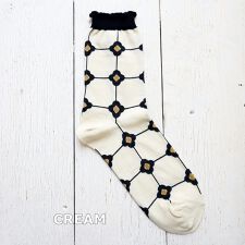 フレンチブル(French bull)のFrench Bull フレンチブル No.11-25272 タイルソックス レトロ柄