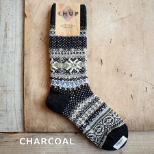 CHUP チュプ HANSKER ハンスカー ウォッシャブルウール フェアアイル柄ソックス
