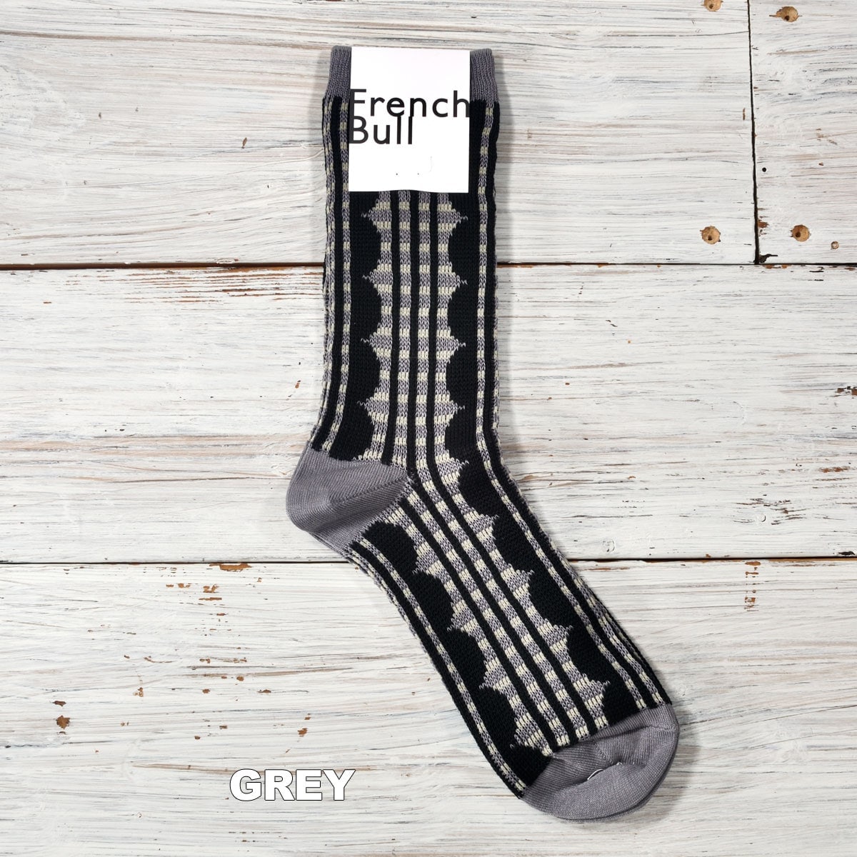 [�}���C]French Bull �t�����`�u�� No.11-26109 ���b�L�\�b�N�X �t�����ƃ`�F�b�N��/�t�����`�u���iFrench bull�j GREY