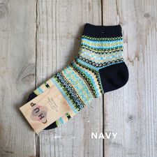 CHUP チュプ KEIJU ケイヨ フェアアイル柄 ショートソックス