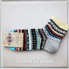 CHUP チュプ LAKE SIDE レイクサイド フェアアイル柄 ショートソックス