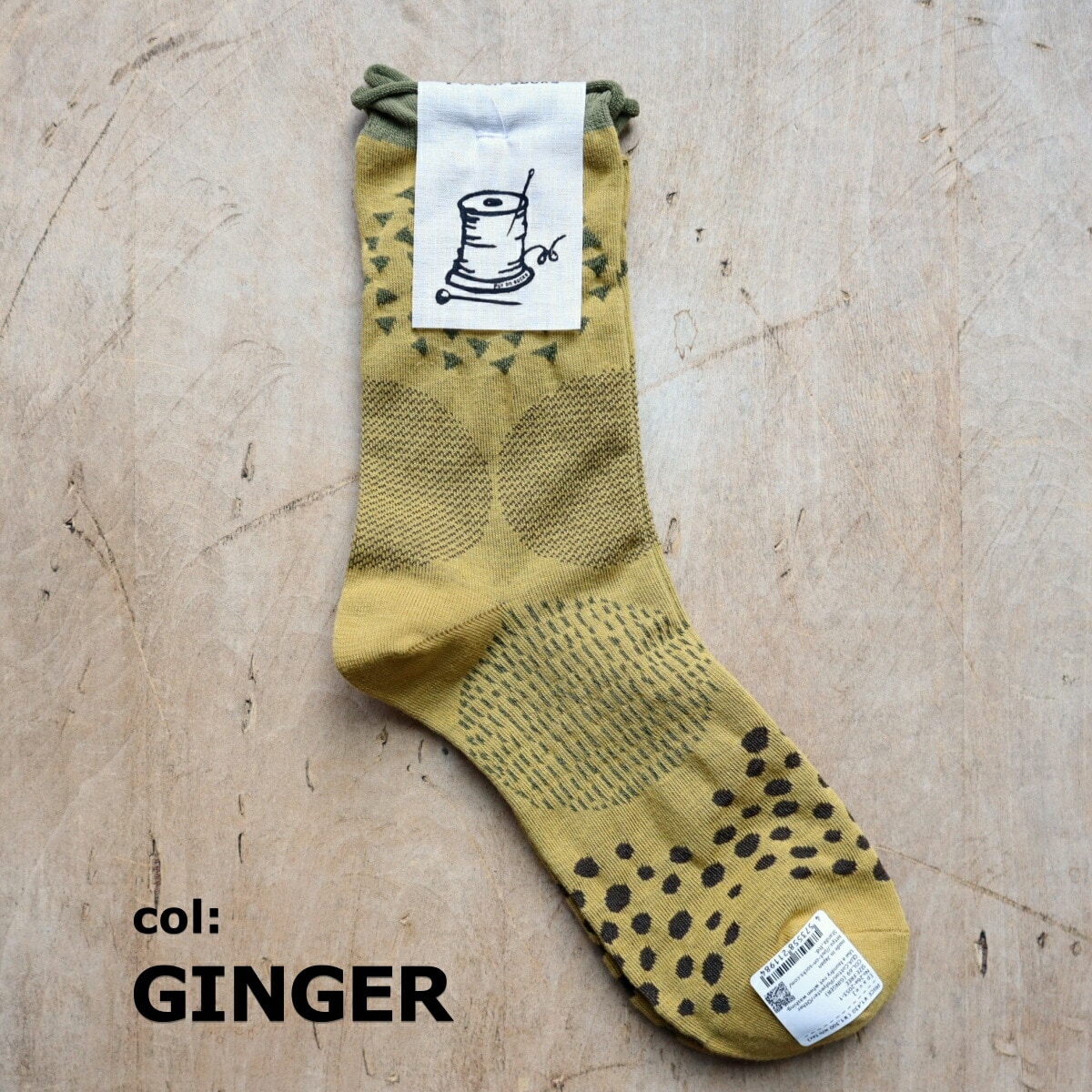 [�}���C]Put on socks �v�b�g�I���\�b�N�X pave �p���F �R�b�g���\�b�N�X �h�b�g��/�v�b�g �I�� �\�b�N�X�iPot on socks�j GINGER