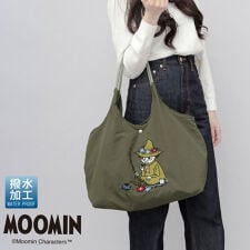 ムーミン(MOOMIN)のムーミン 撥水 ナイロン エンブロイトートバッグ
