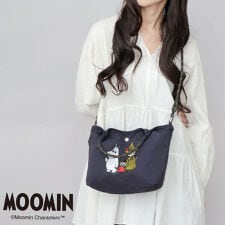 ムーミン(MOOMIN)のムーミン MOOMIN 撥水ナイロン 2WAYショルダー ミニトートバッグ