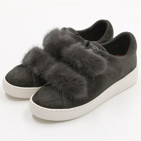 マッキントッシュ　フィロソフィー◆ファー付　スニーカー　白 マッキントッシュ フィロソフィー MACKINTOSH PHILOSOPHY ファー