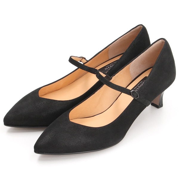 【値下】ランバンコレクション　バックリボン パンプス ランバン オン ブルー LANVIN en Bleu バックリボンアーモンド