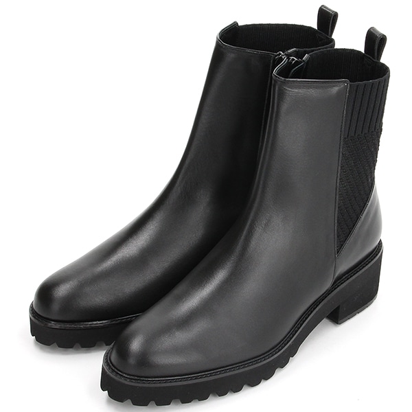 「品よく、軽やかに」こだわりソールのサイドゴアブーツ23.5cmブラック 履き心地ゆったりサイズ】サイドゴア ブーツ | 23区(23KU) | マルイ