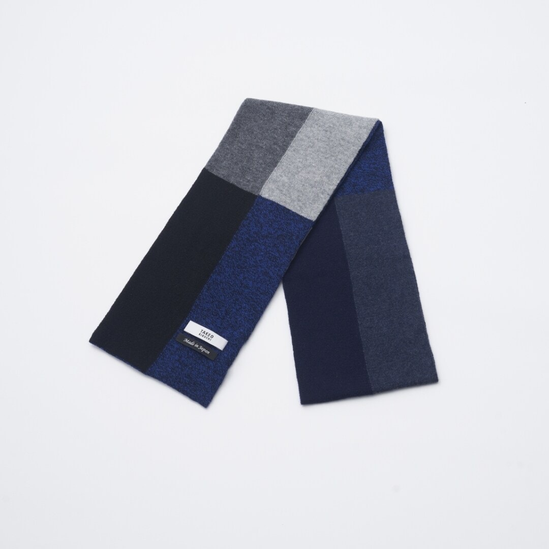 マフラー】ダーバン｜シルク ソリッド/ヘリンボン リバーシブル