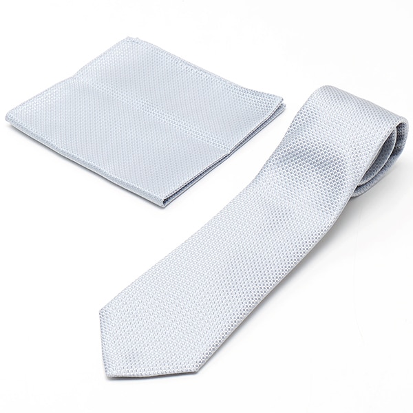 【NEW】アクアスキュータム（AQUASCUTUM）/【フォーマルタイ】アクアスキュータム｜クラシックパターン 同柄ポケットチーフ付き フォーマルタイ】アクアスキュータム｜マイクロパターン 同柄ポケット